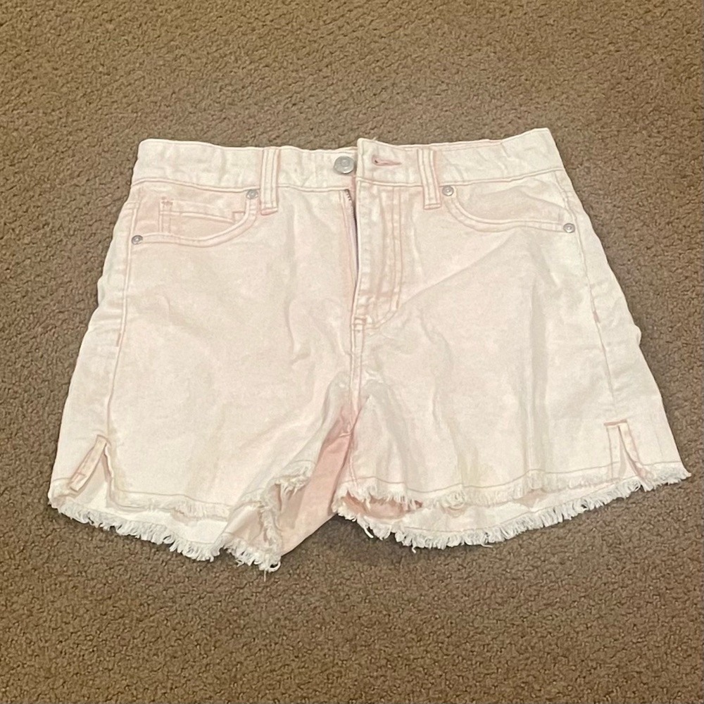 Women's Pink Denim Shorts